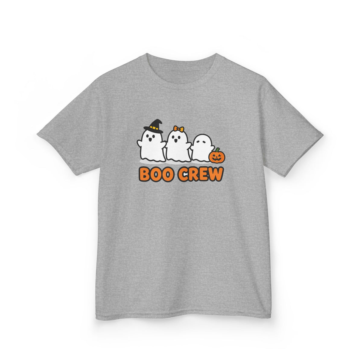 Boo Crew Kids Ghost Halloween Tee - Cute, Not Scary, Youth XS-XL