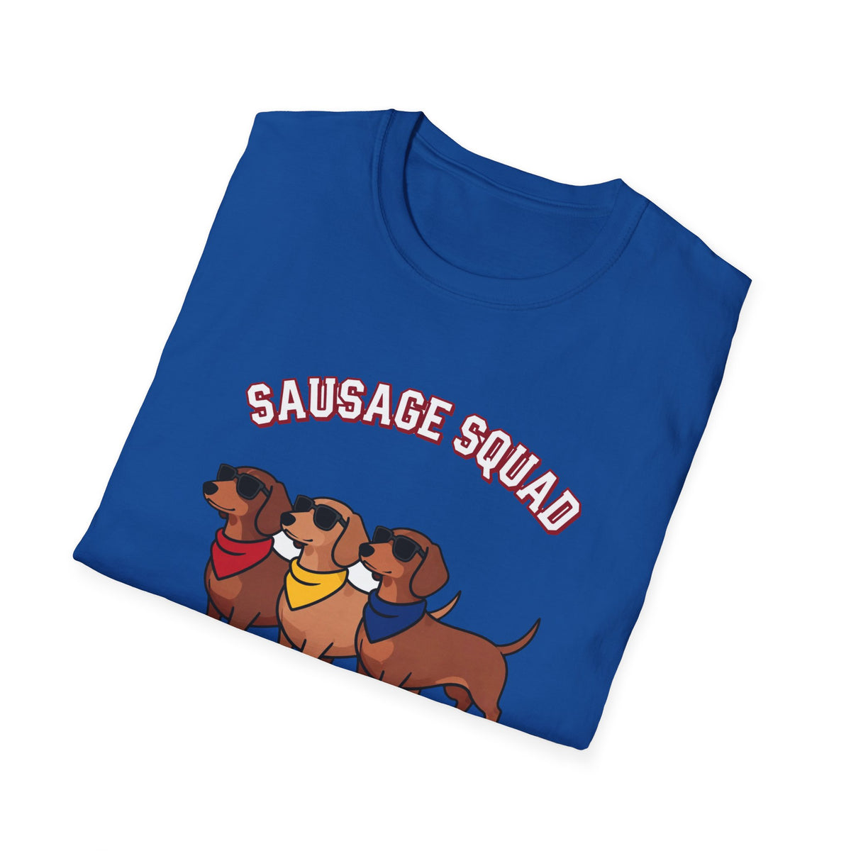 'Sausage Squad' Dachshund Group Tee, Funny Multi-Dog Mom Gift Shirt
