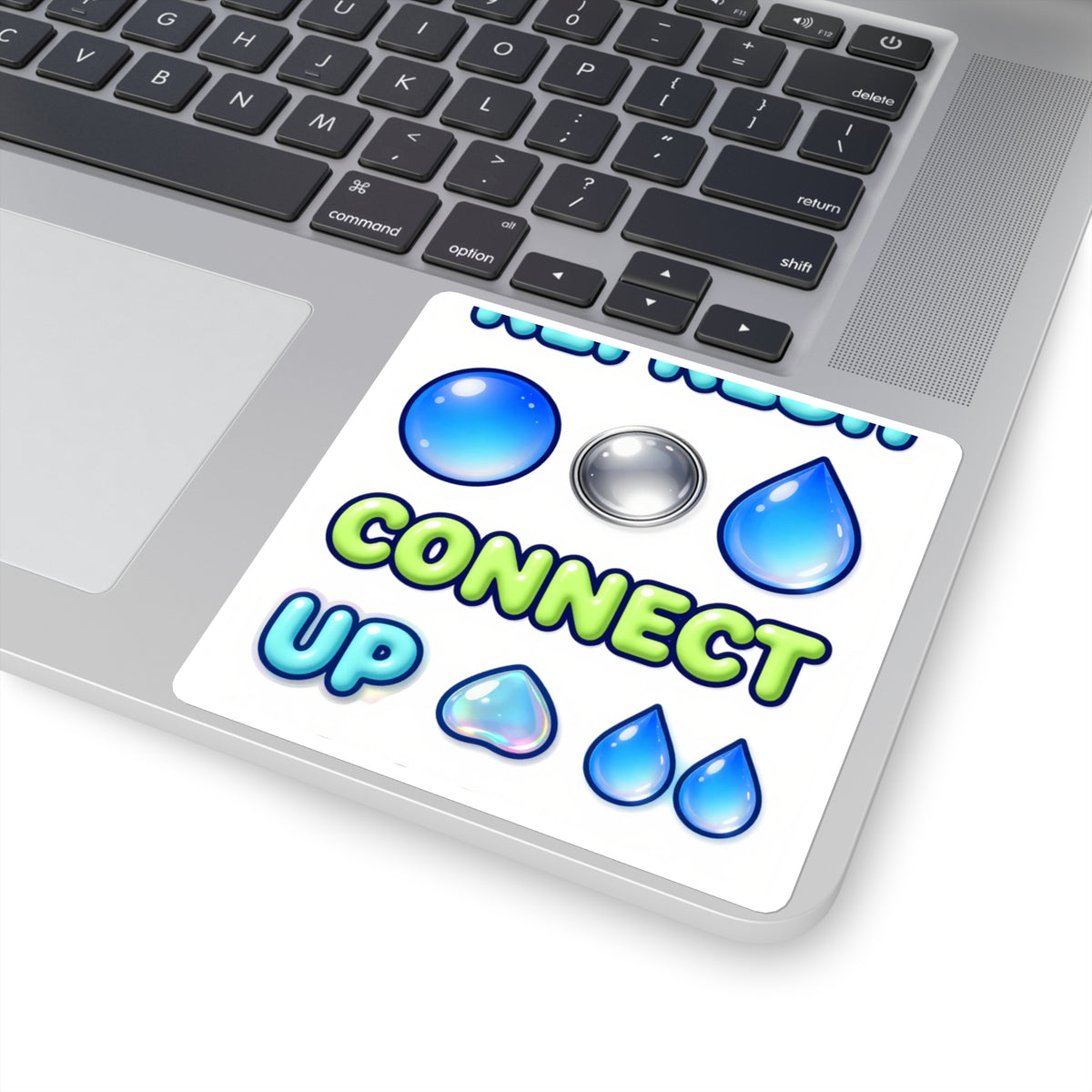 Frutiger Aero Sticker Sheet, Y2K Glossy Bubble Stickers 4x6in