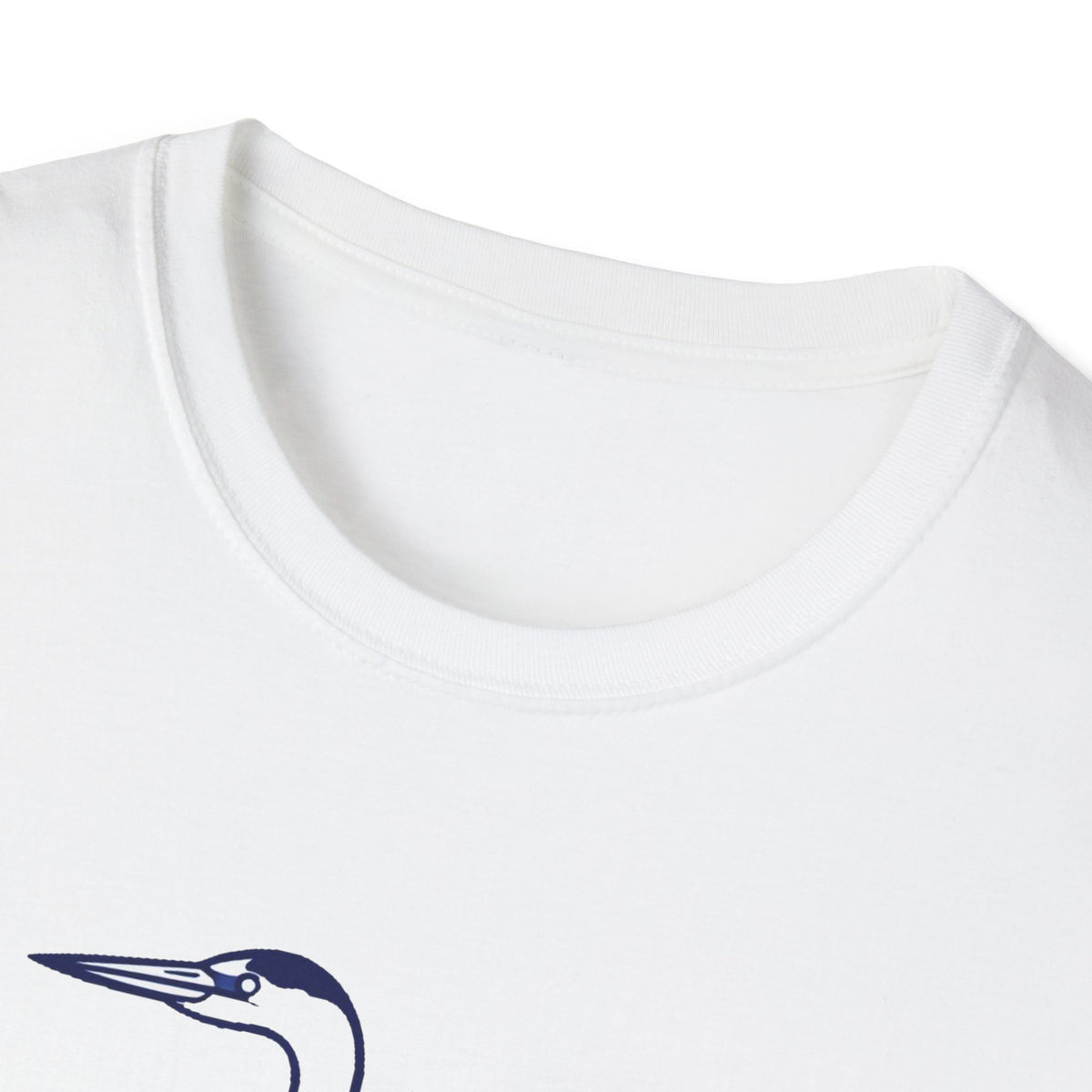 'Slow Drift' Blue Heron Line-Art Tee, James River Style