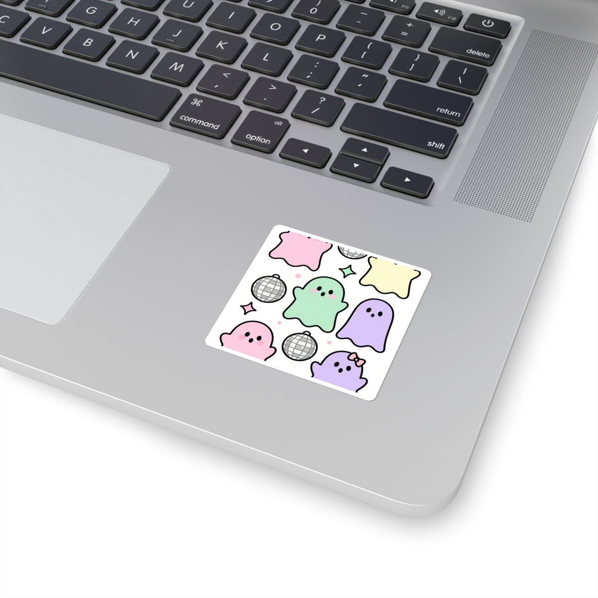 Disco Ghost Pastel Spooky Sticker Sheet, Kiss-Cut Halloween 5x7