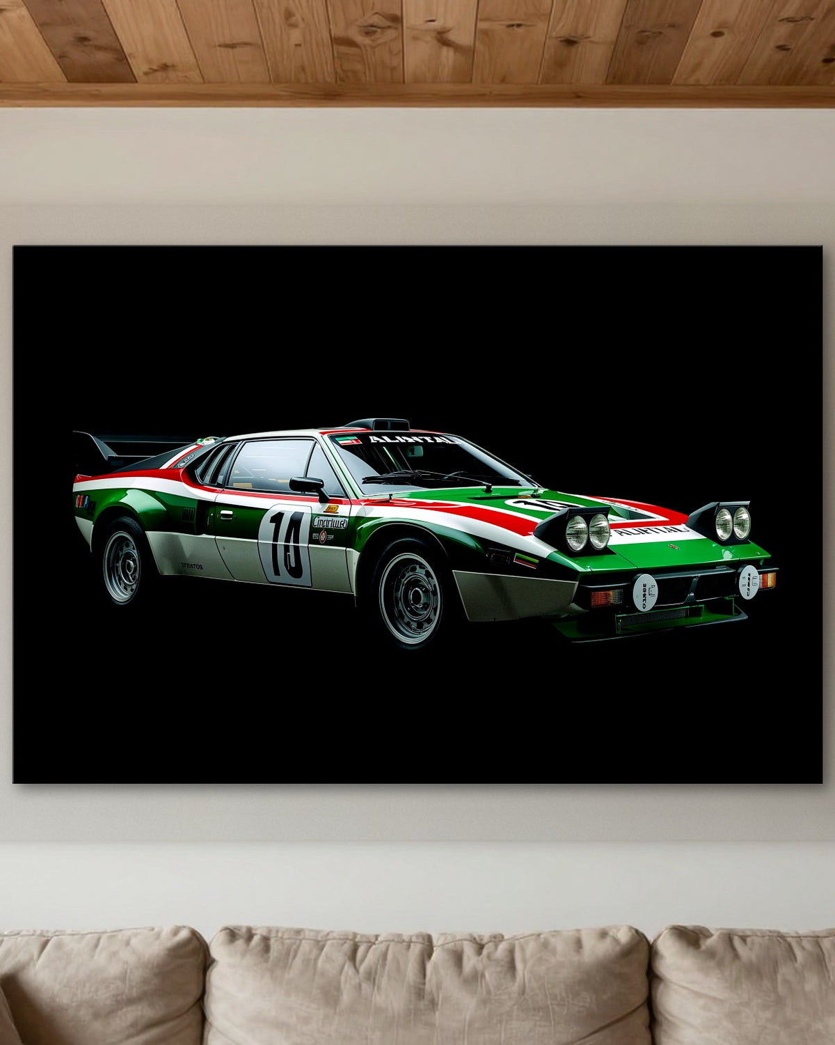 Italian Rally Legend Metal Print