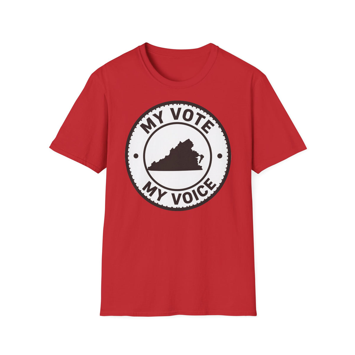 'My Vote, My Voice' Virginia Nonpartisan Voter Tee
