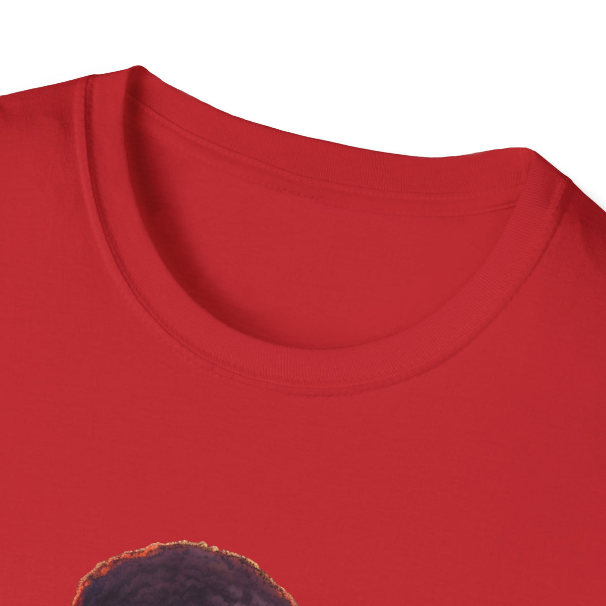 Urban Hip-Hop Character Graphic Tee, Round Glasses Portrait Print