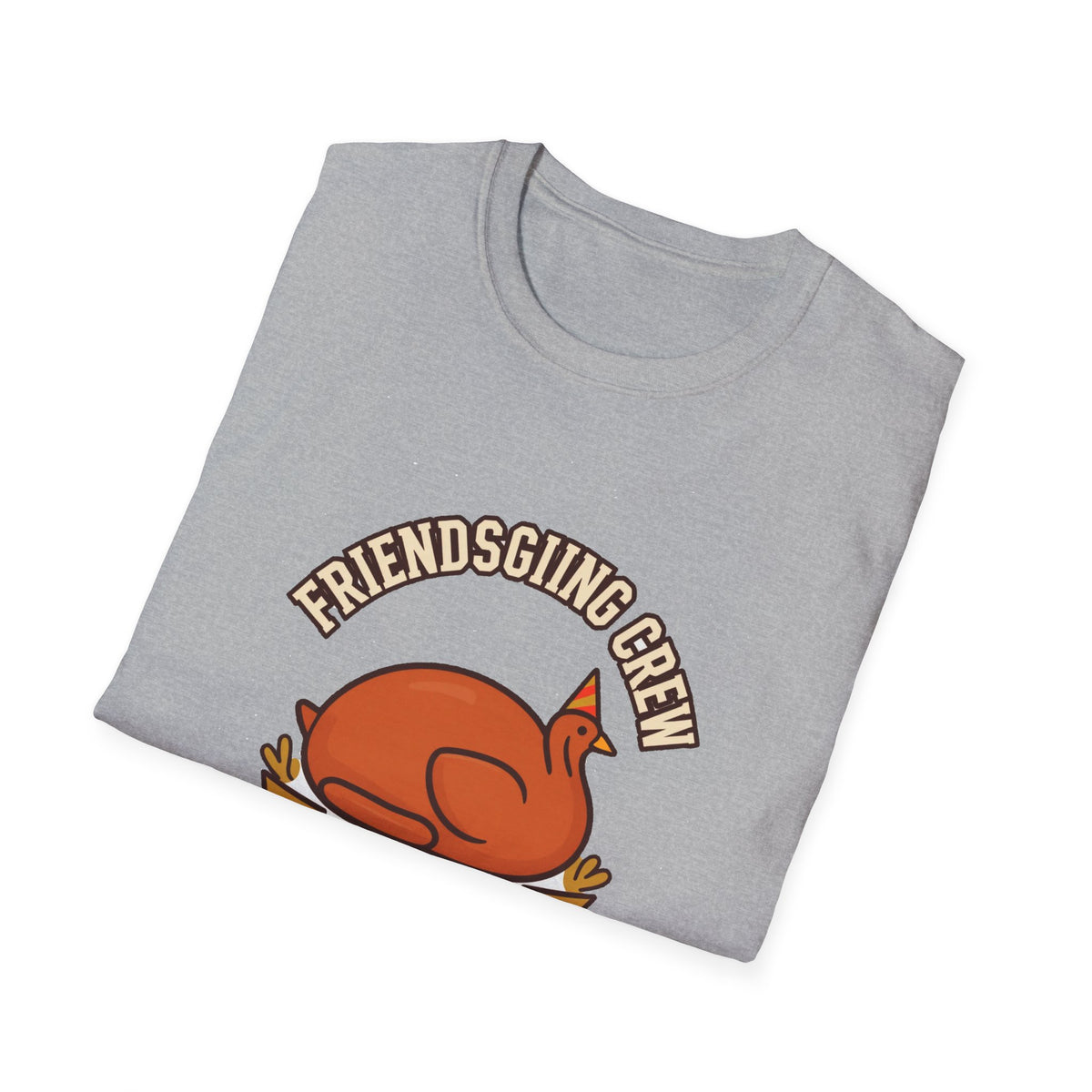 'Friendsgiving Crew' Matching Group Tee, Custom Name & Year