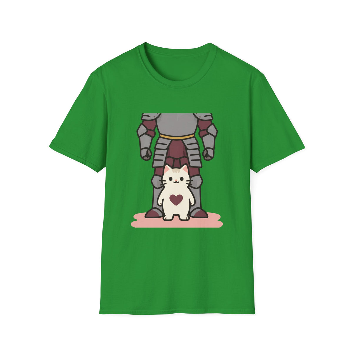 'Tiny Guard, Big Heart' Armored Kitten Knight Unisex Tee