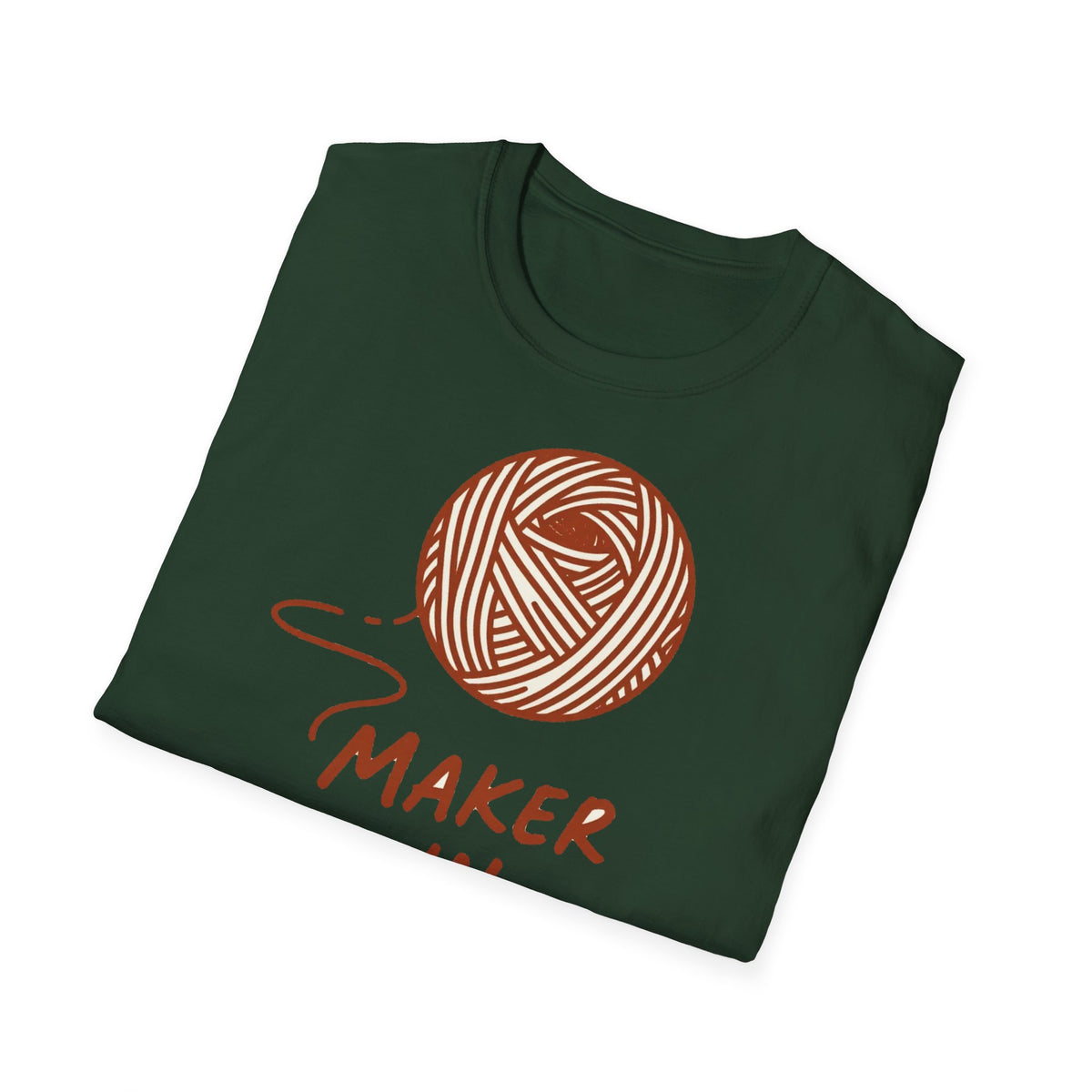 Maker In Progress Yarn Skein Tee – Craft Fair Vendor Shirt