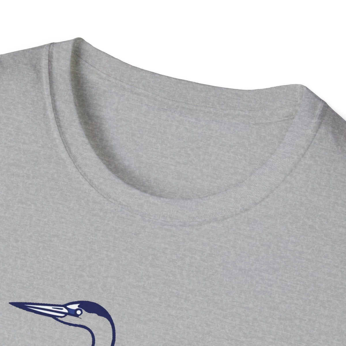 'Slow Drift' Blue Heron Line-Art Tee, James River Style