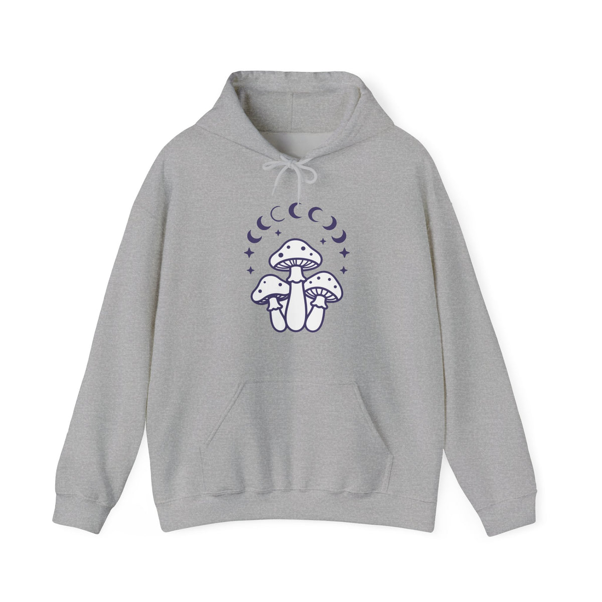 'Spore & Stars' Celestial Mushroom Hoodie, Witchcore Unisex