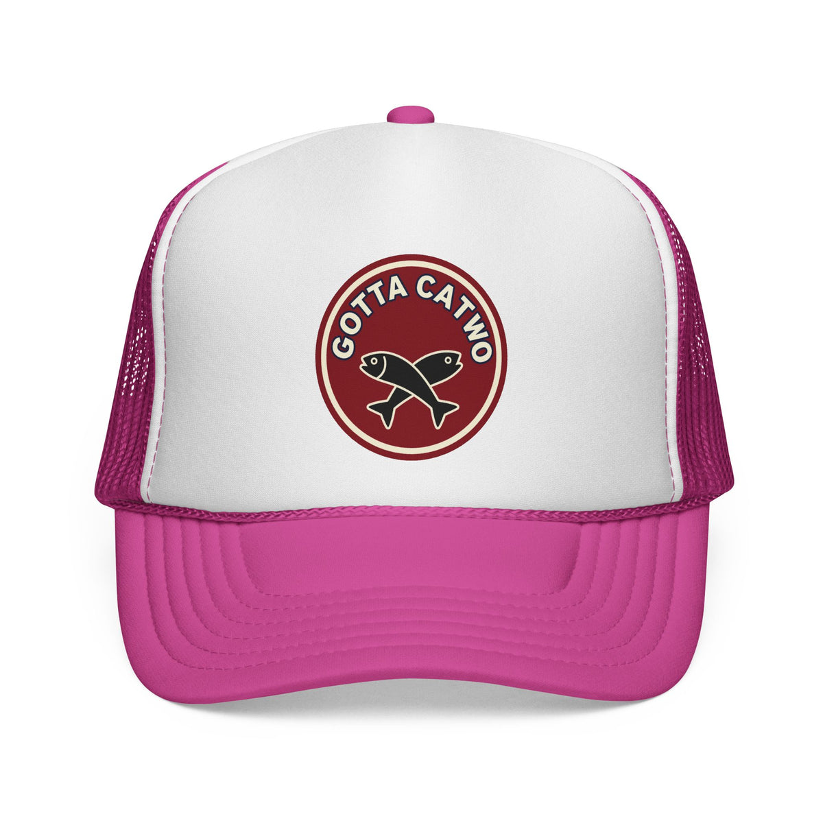 'Gotta Catch Two' Funny Trucker Hat, Meme Snapback Gift