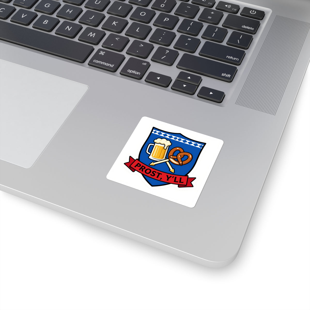 'Prost, Y'all' Oktoberfest Pretzel & Beer Stein Sticker, 3.5in