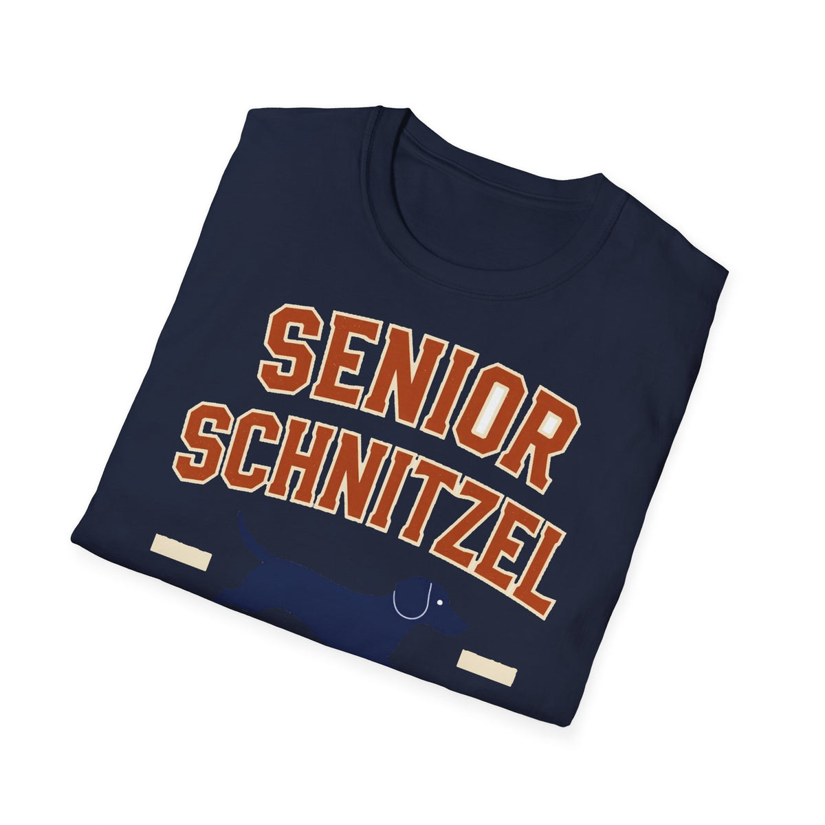 Senior Schnitzel Division Dachshund Tee - Funny Dog Racing Shirt