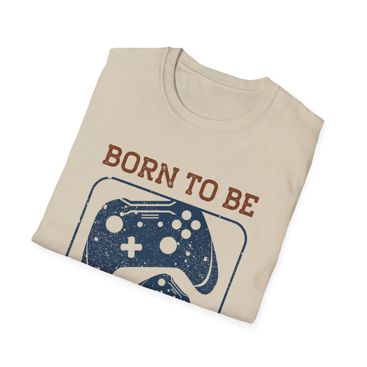 Born to Be a Gamer Controller Graphic Tee, Black DTF Print
