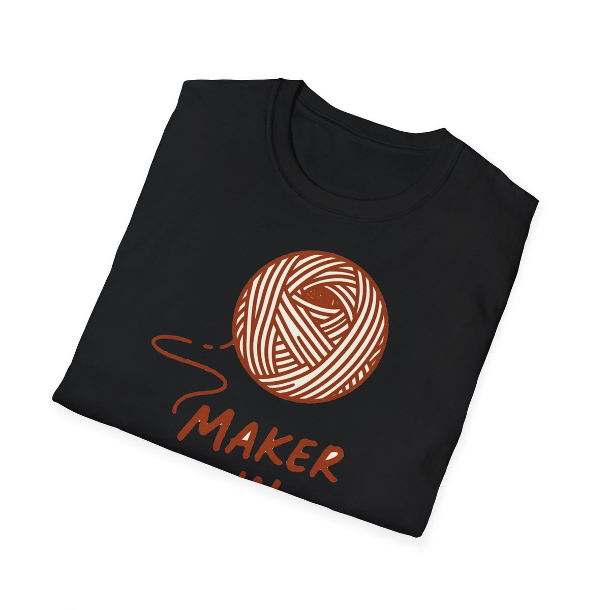 Maker In Progress Yarn Skein Tee – Craft Fair Vendor Shirt