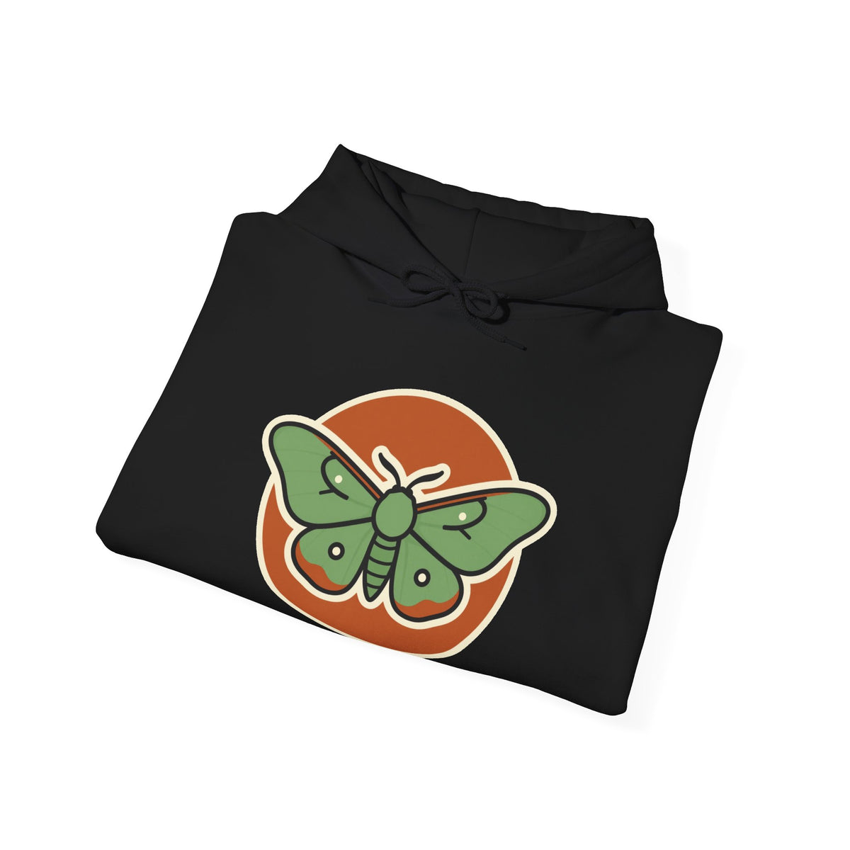 'Luna & Lichen' Moth Hoodie, Goblincore Cozy-Fall Pullover