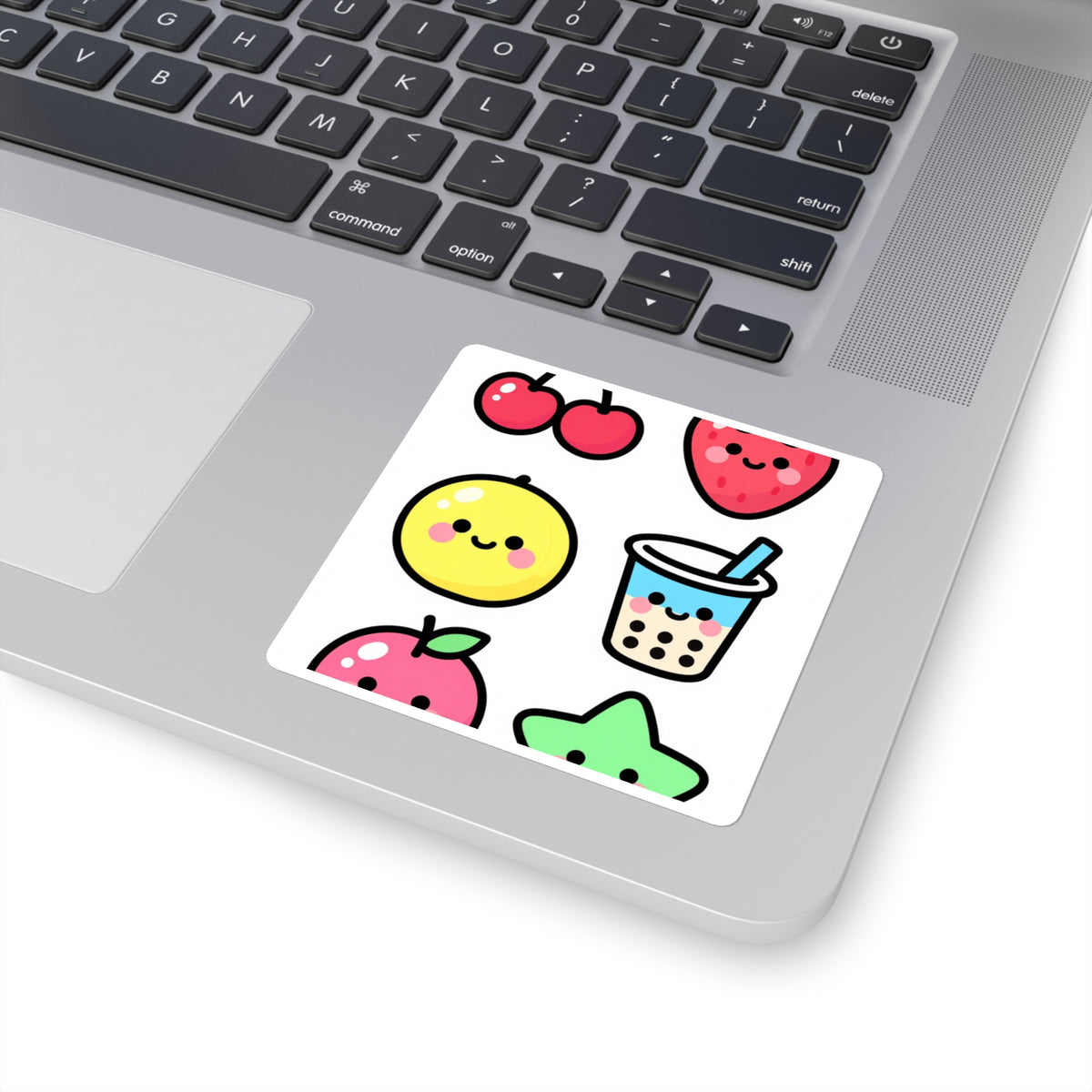 'Sugar Rush' Kawaii Fruit Sticker Sheet, 4x6in Y2K Cutecore Stickers