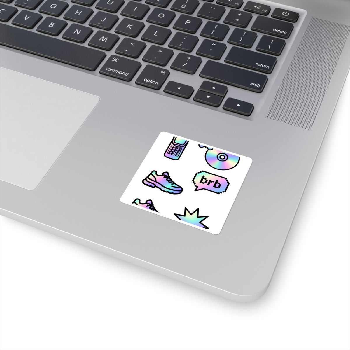 'Afterglow Arcade' Holographic Y2K Icons Sticker Sheet, 4x6in