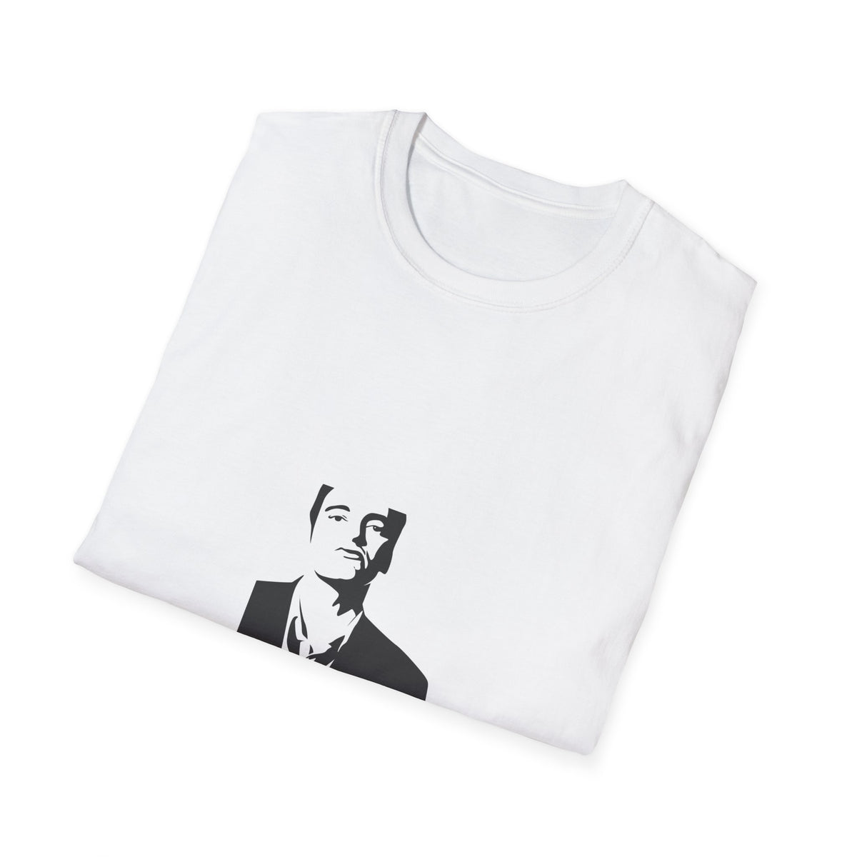 Minimalist Man in Suit Silhouette T-Shirt, Graphic Streetwear