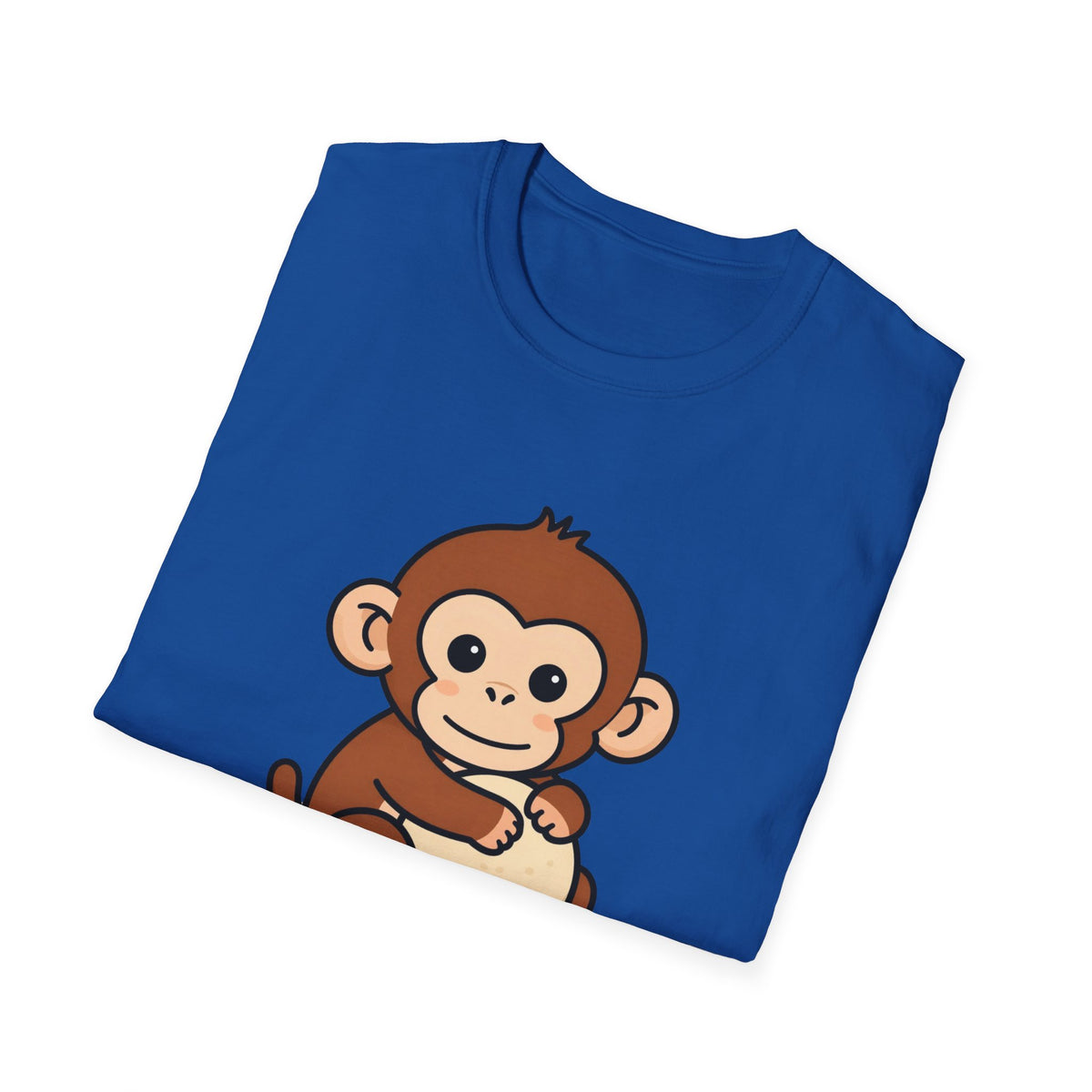 Never Letting Go Monkey & Plush DTF Tee - Unisex Graphic T-Shirt