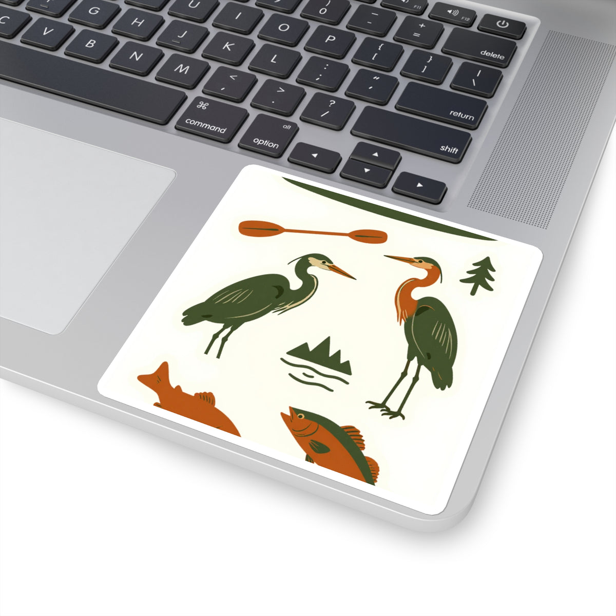 'Fall Line Flow' River Icons Kiss-Cut Sticker Sheet, 4x6in