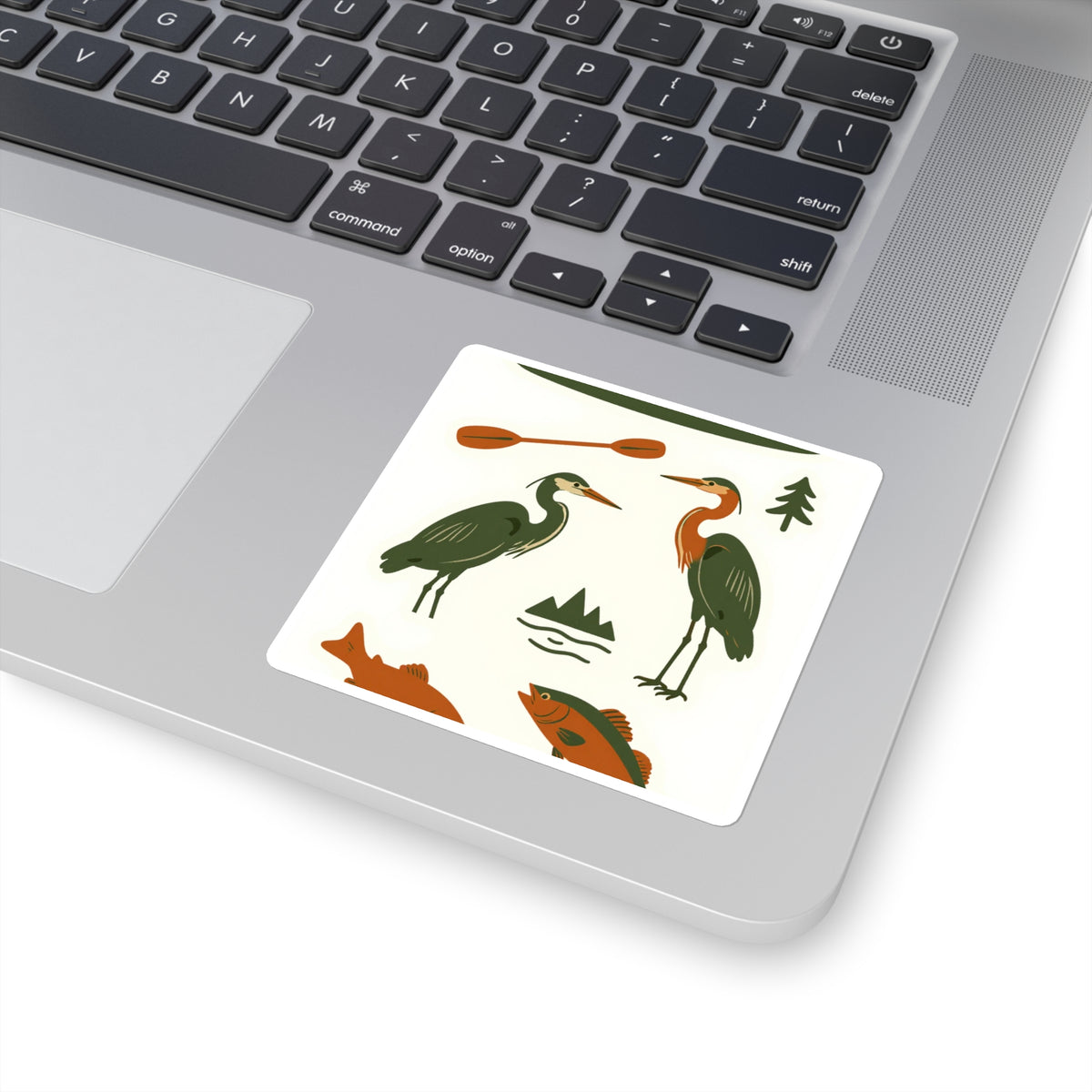 'Fall Line Flow' River Icons Kiss-Cut Sticker Sheet, 4x6in