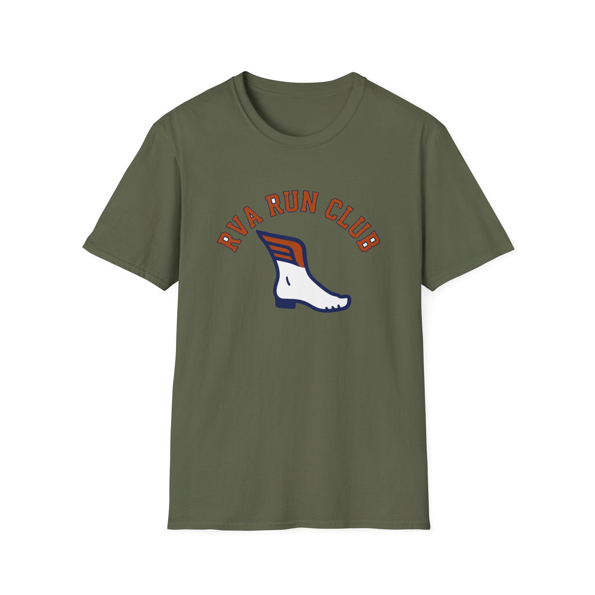 'RVA Run Club' Retro Graphic Tee, Richmond Running Gift