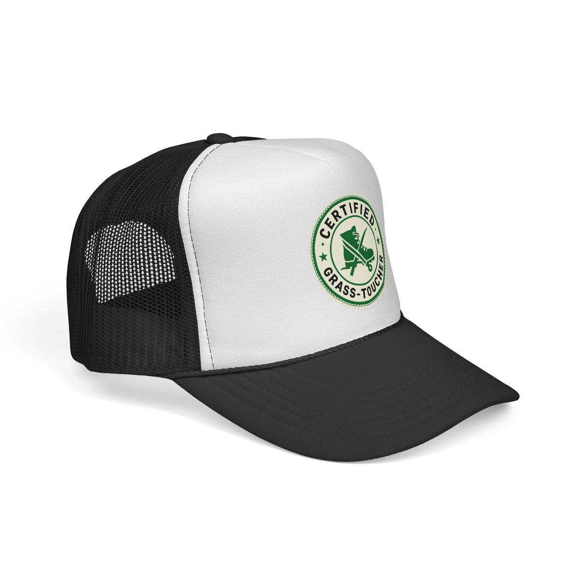 'Certified Grass-Toucher' DTF Patch Trucker Hat - Funny Outdoor Hat