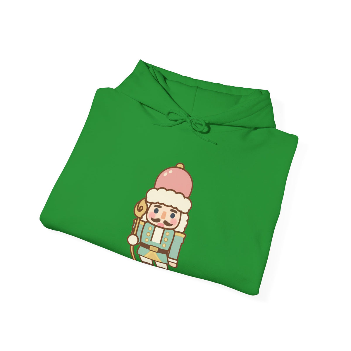 'Nutcracker Sweet' Pastel Nutcracker Hoodie, Unisex Holiday Pullover