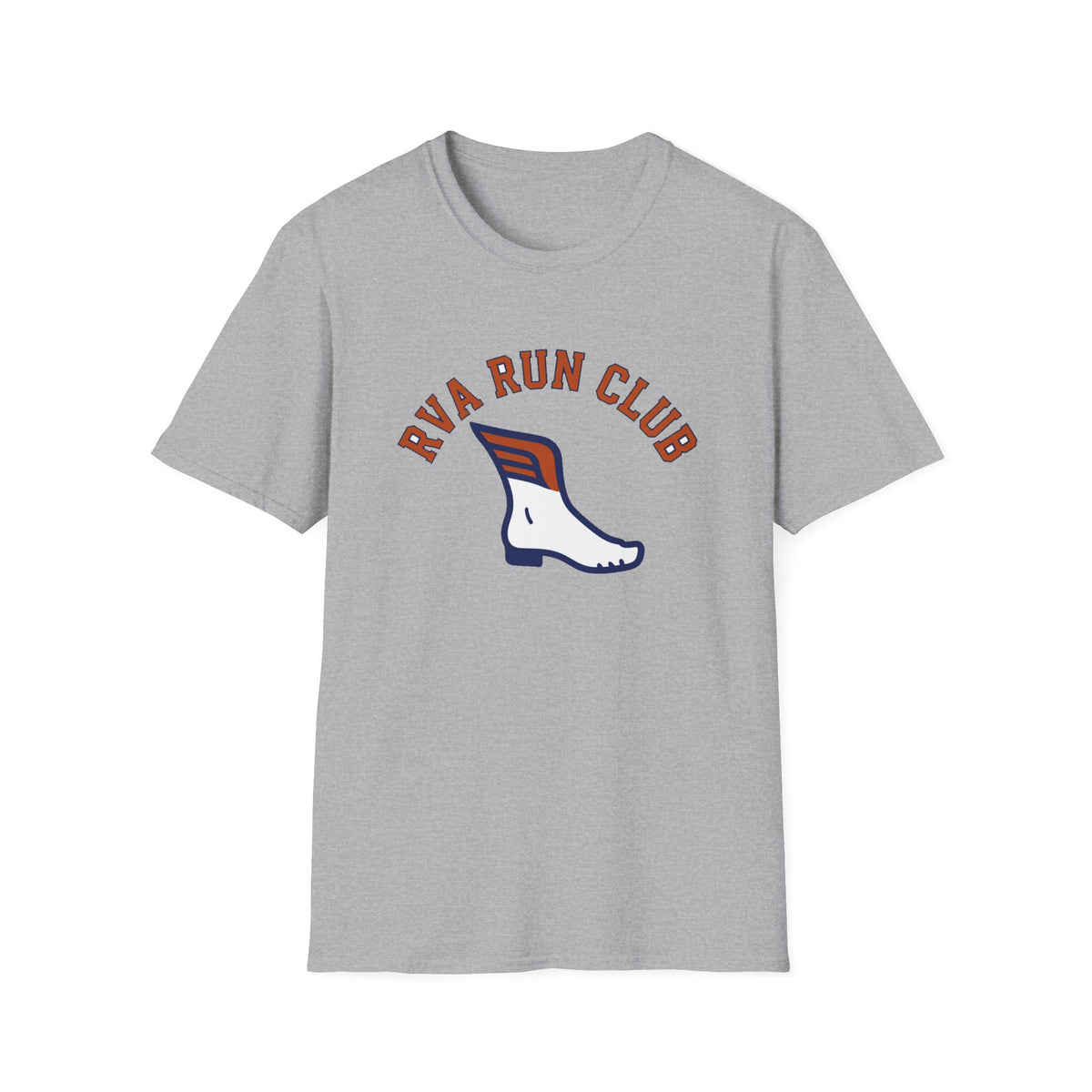 'RVA Run Club' Retro Graphic Tee, Richmond Running Gift