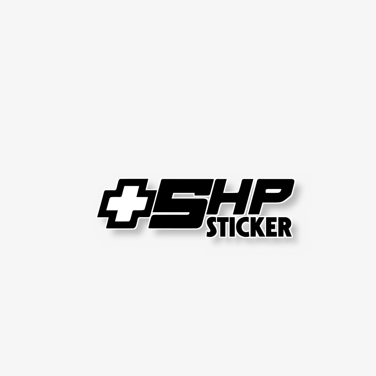 SHP Cross Sticker Car Decal -- Laminated