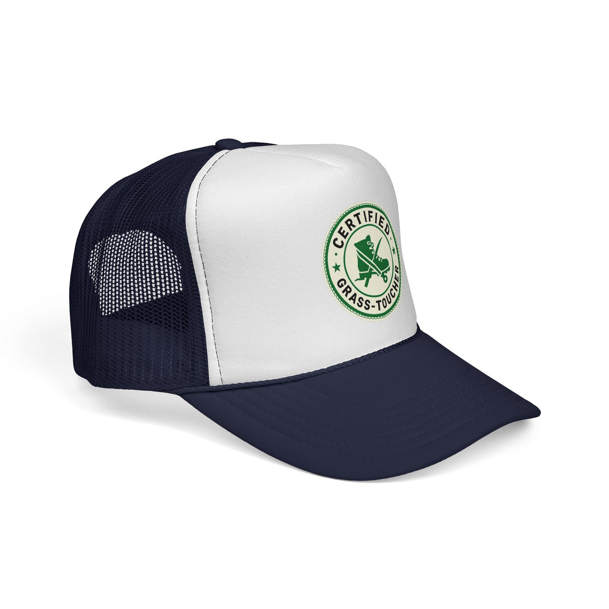 'Certified Grass-Toucher' DTF Patch Trucker Hat - Funny Outdoor Hat