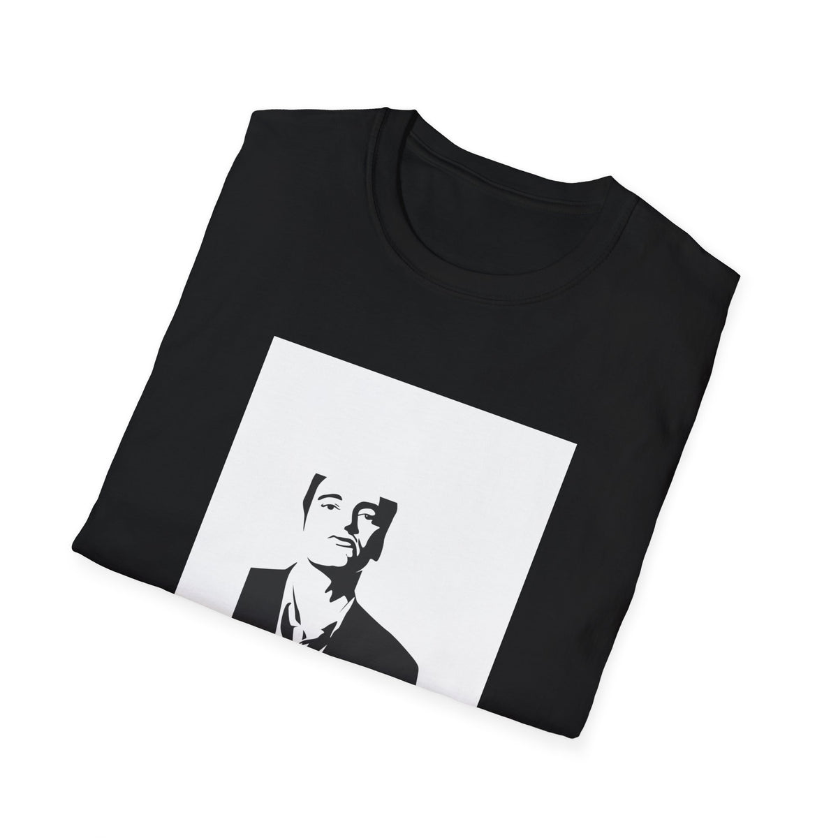 Minimalist Man in Suit Silhouette T-Shirt, Graphic Streetwear