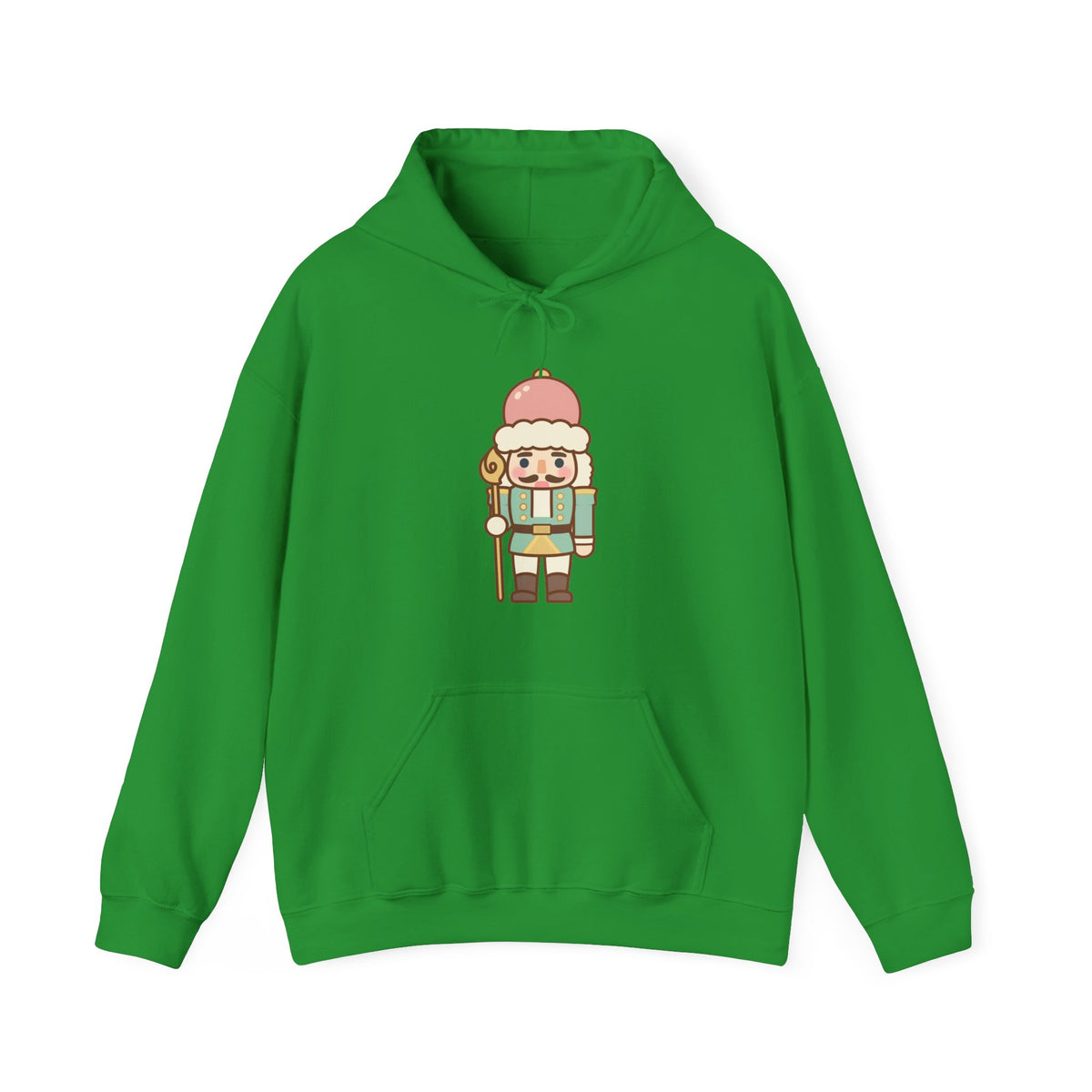 'Nutcracker Sweet' Pastel Nutcracker Hoodie, Unisex Holiday Pullover