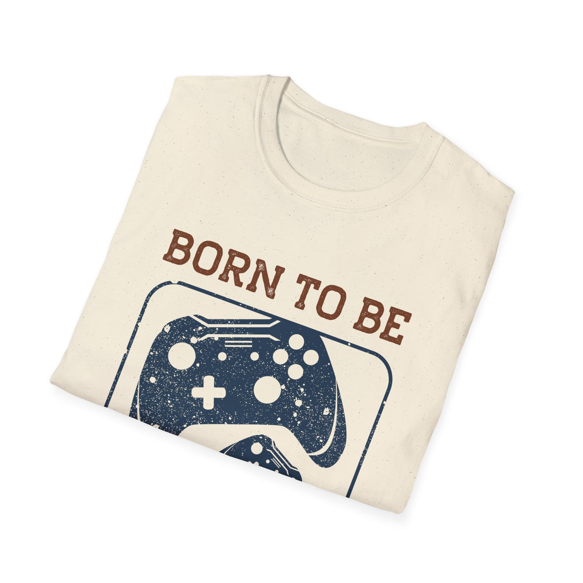 Born to Be a Gamer Controller Graphic Tee, Black DTF Print