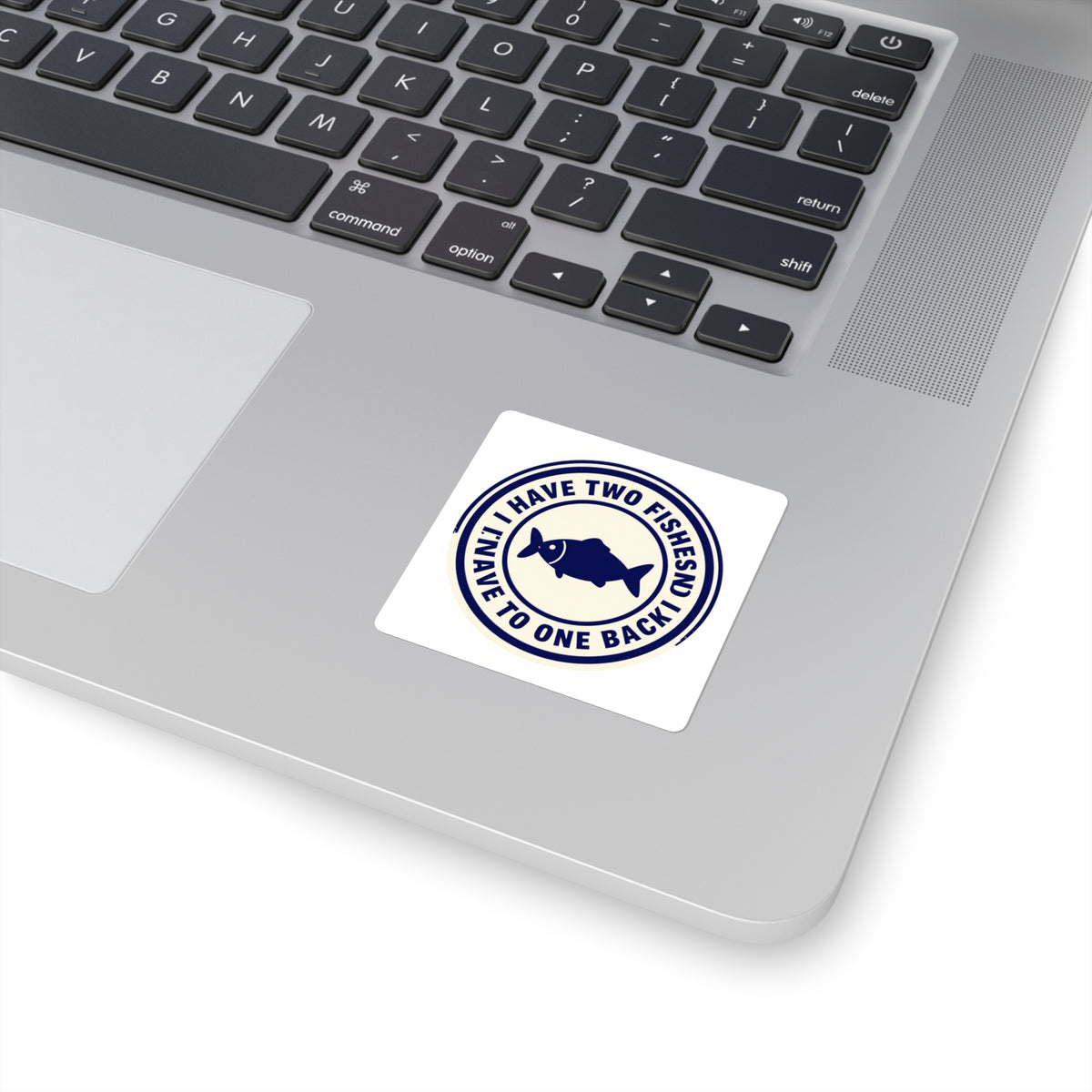 'Two Fishes, Not Putting One Back' Petty Hill Sticker, 3in