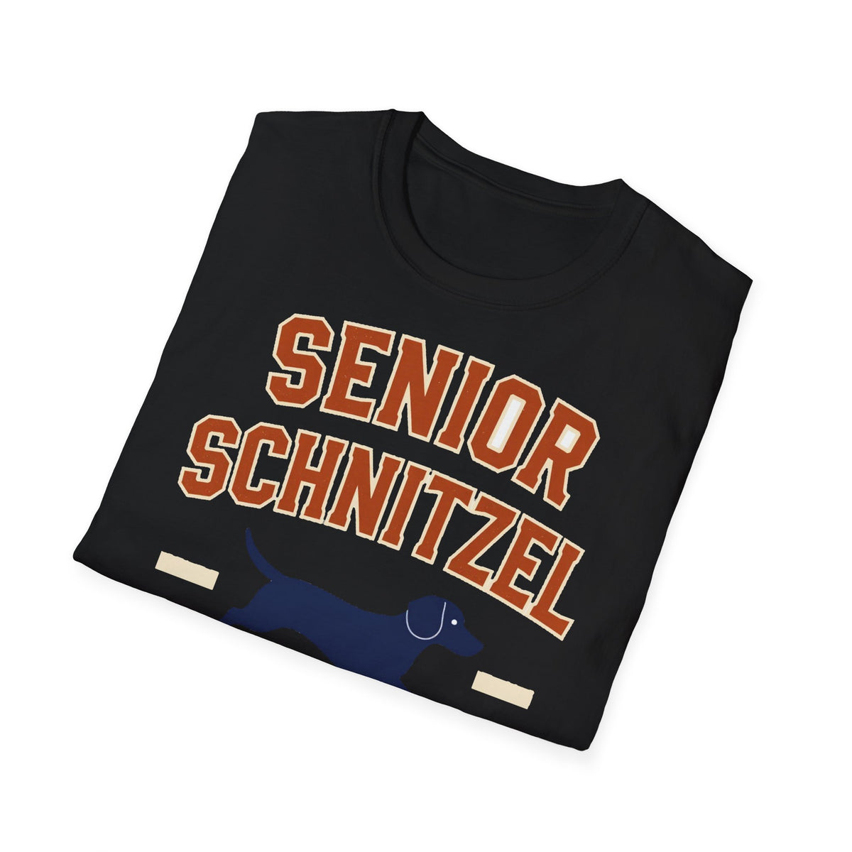 Senior Schnitzel Division Dachshund Tee - Funny Dog Racing Shirt
