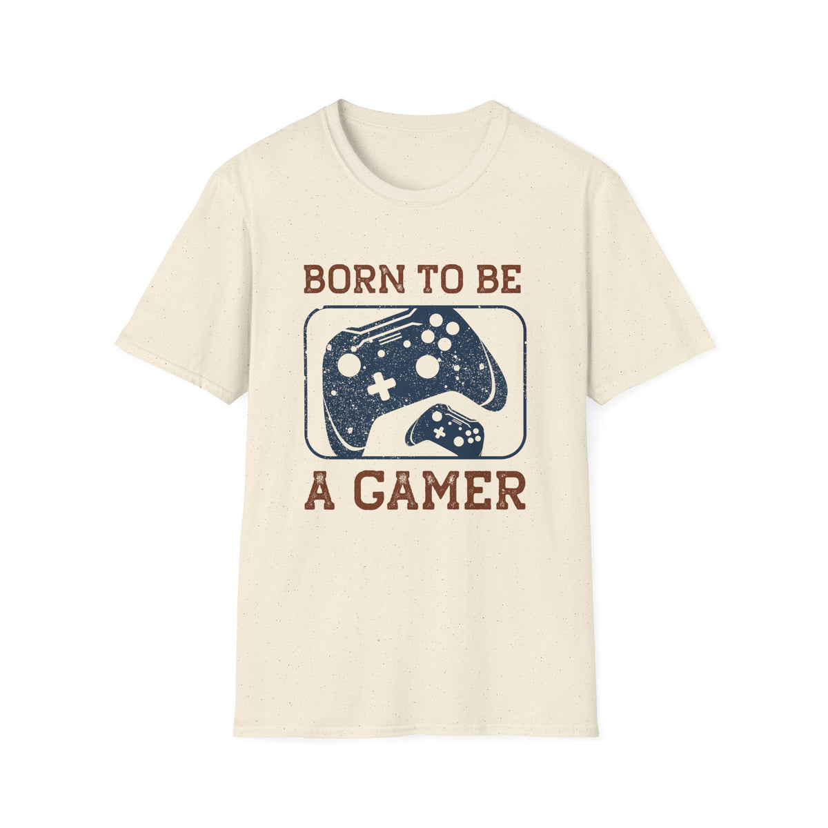 Born to Be a Gamer Controller Graphic Tee, Black DTF Print