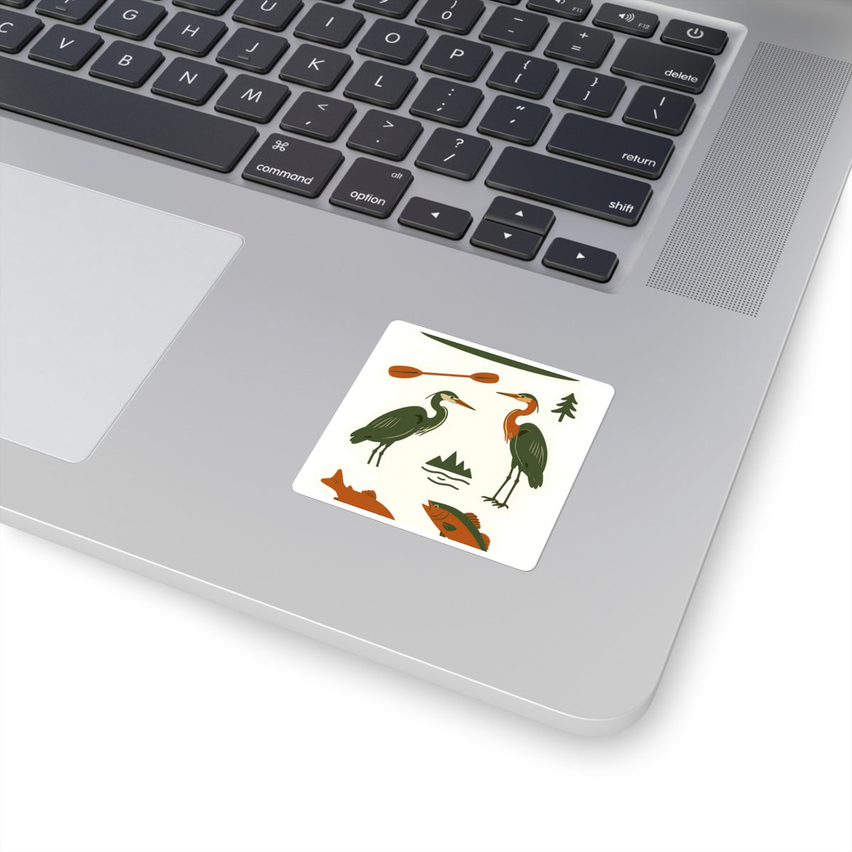 'Fall Line Flow' River Icons Kiss-Cut Sticker Sheet, 4x6in