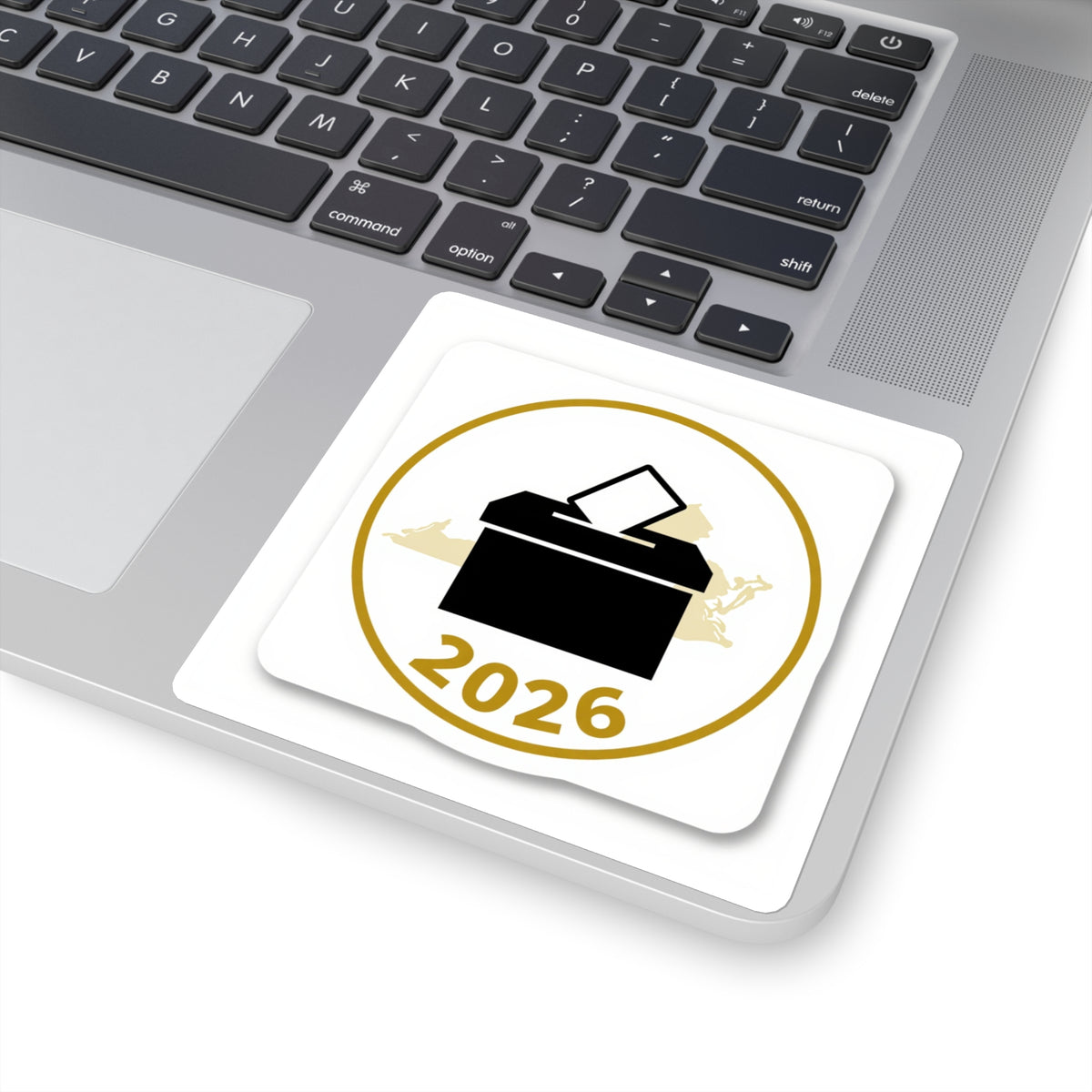Virginia Decides 2026 Nonpartisan Voter Sticker, 3in Square Decal
