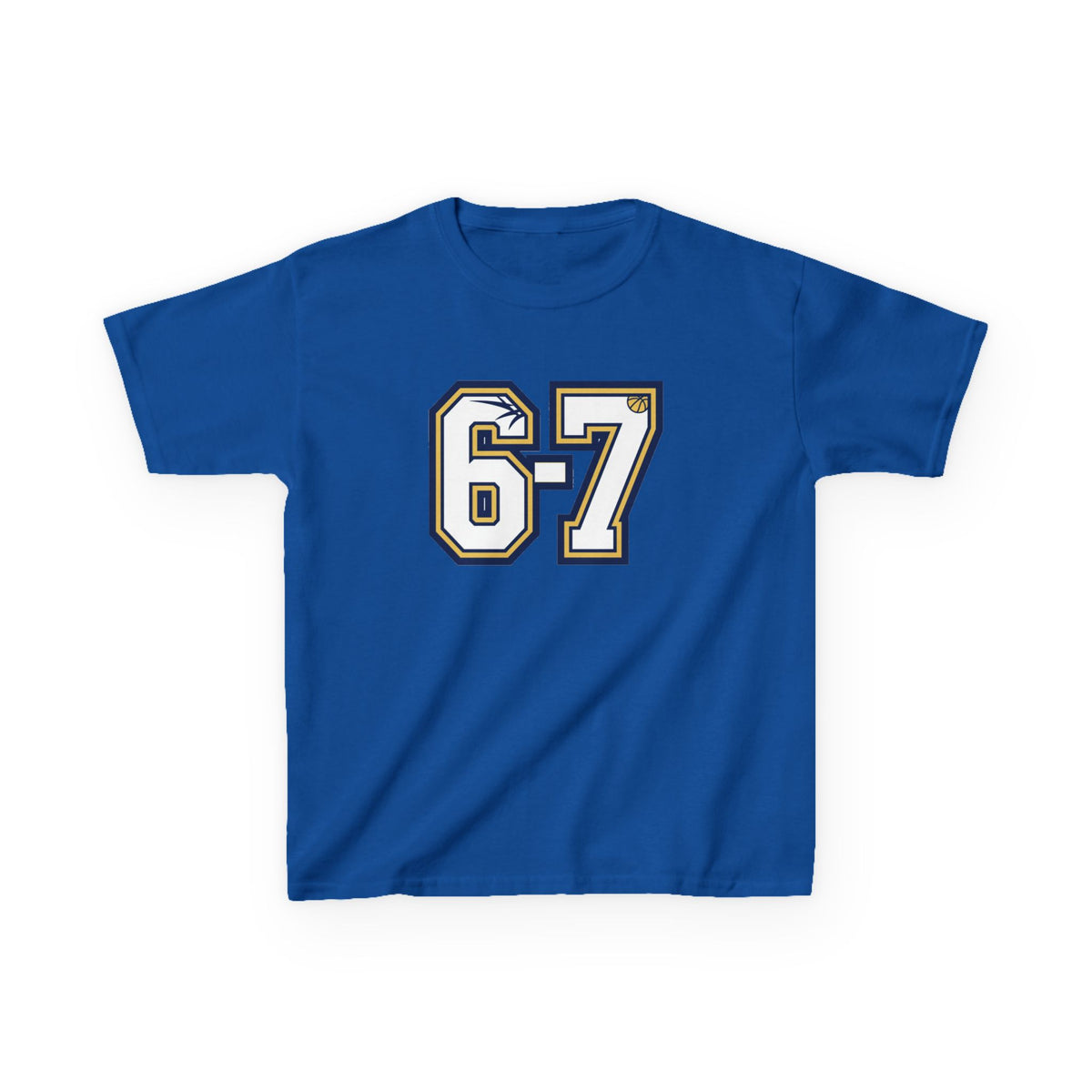 '6-7' Meme Youth Tee - Varsity Basketball Graphic Shirt