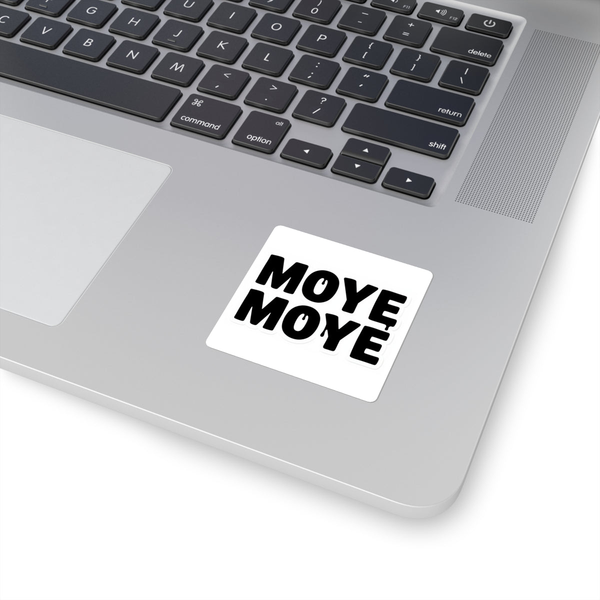 'Moye Moye' Meme Text Sticker - Bold Type Kiss-Cut Vinyl Decal