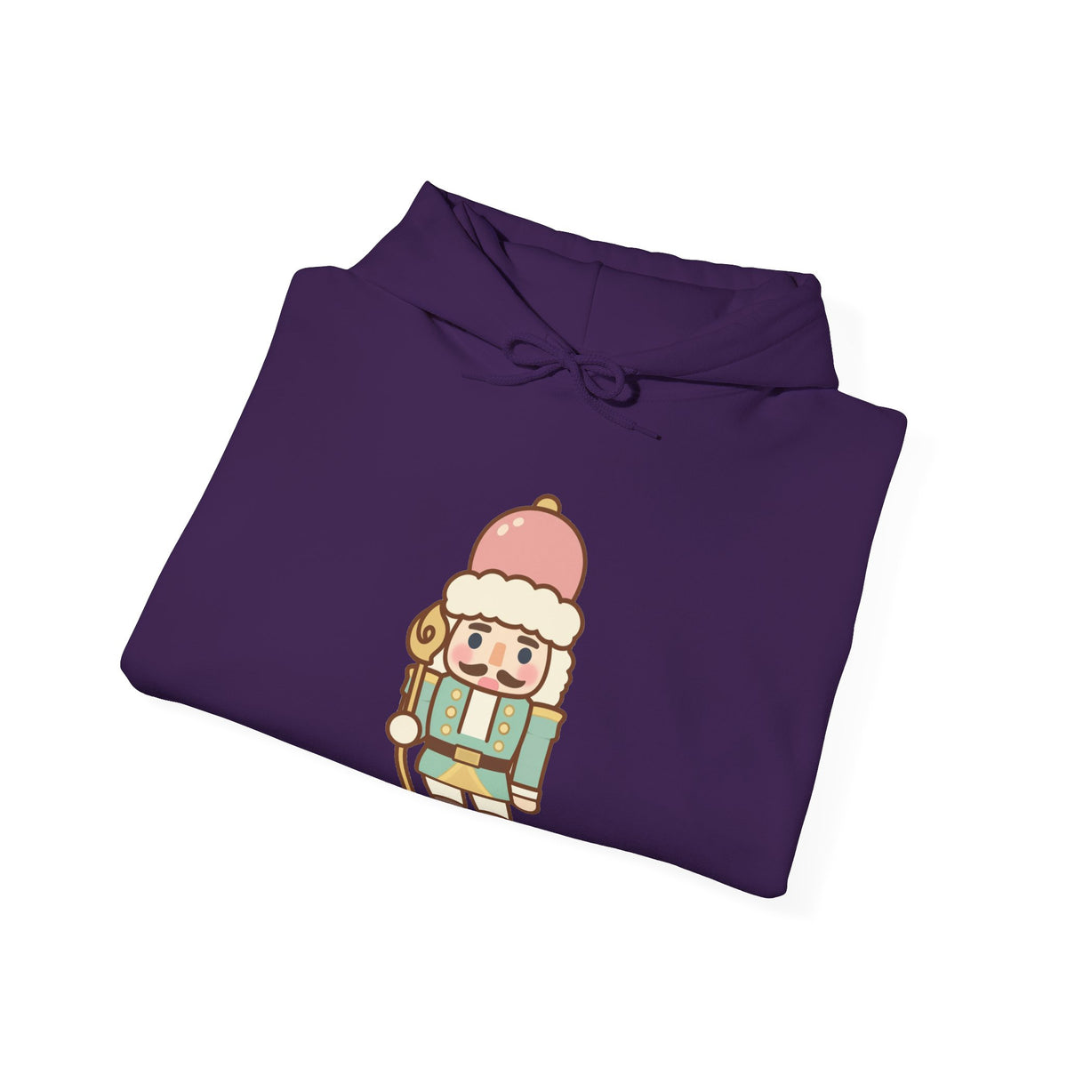 'Nutcracker Sweet' Pastel Nutcracker Hoodie, Unisex Holiday Pullover