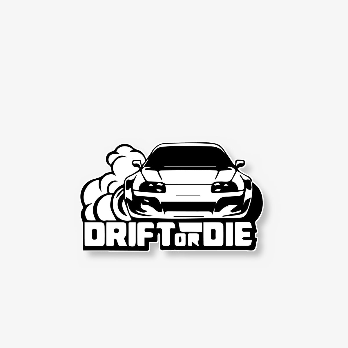Drift or Die Car Decal -- Laminated