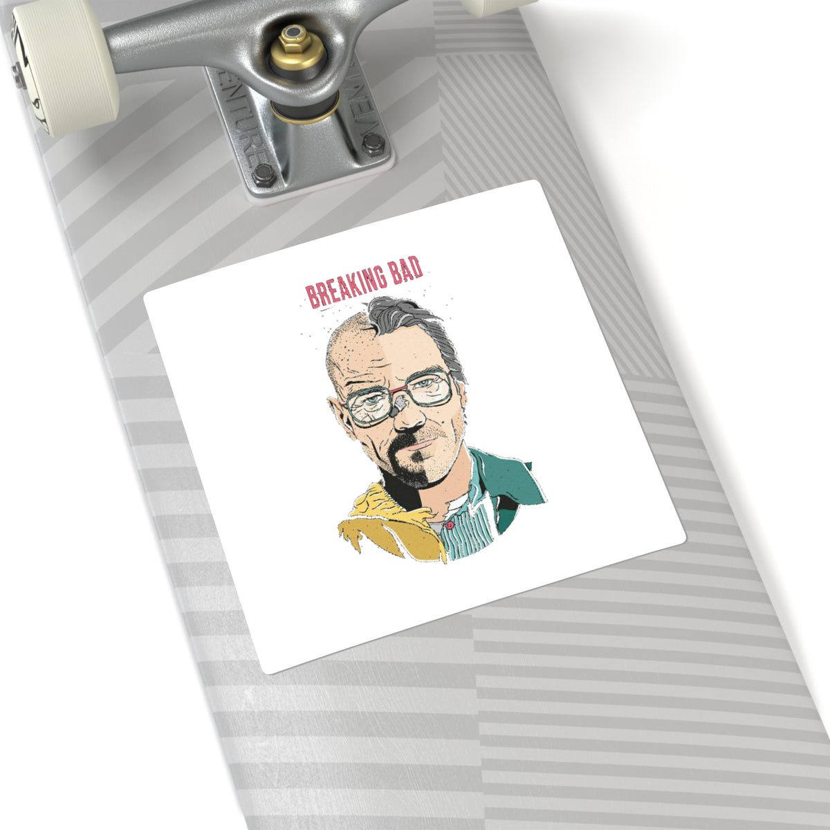 Heisenberg Portrait Vinyl Decal, 4in Breaking Bad Sticker