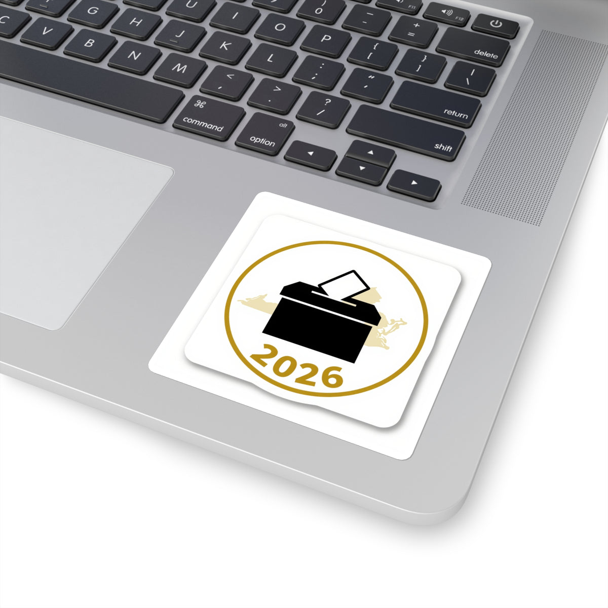 Virginia Decides 2026 Nonpartisan Voter Sticker, 3in Square Decal