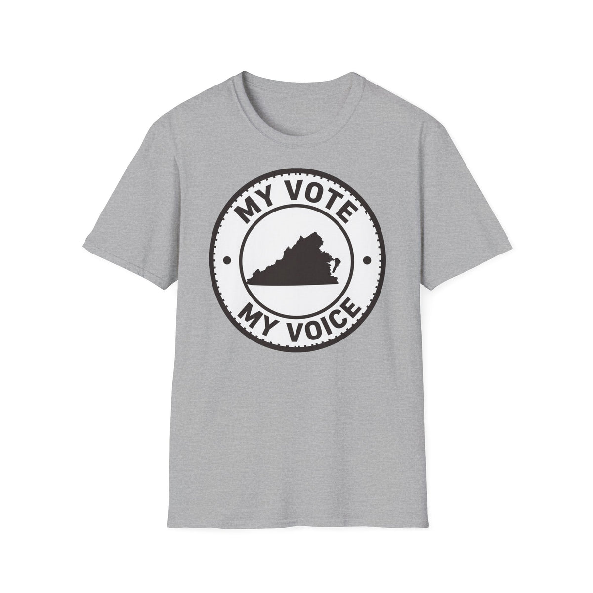 'My Vote, My Voice' Virginia Nonpartisan Voter Tee