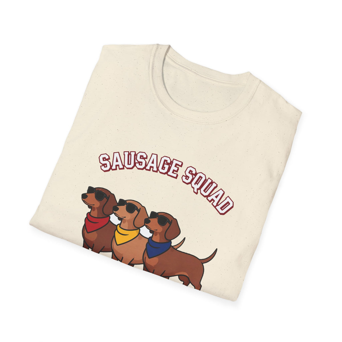 'Sausage Squad' Dachshund Group Tee, Funny Multi-Dog Mom Gift Shirt