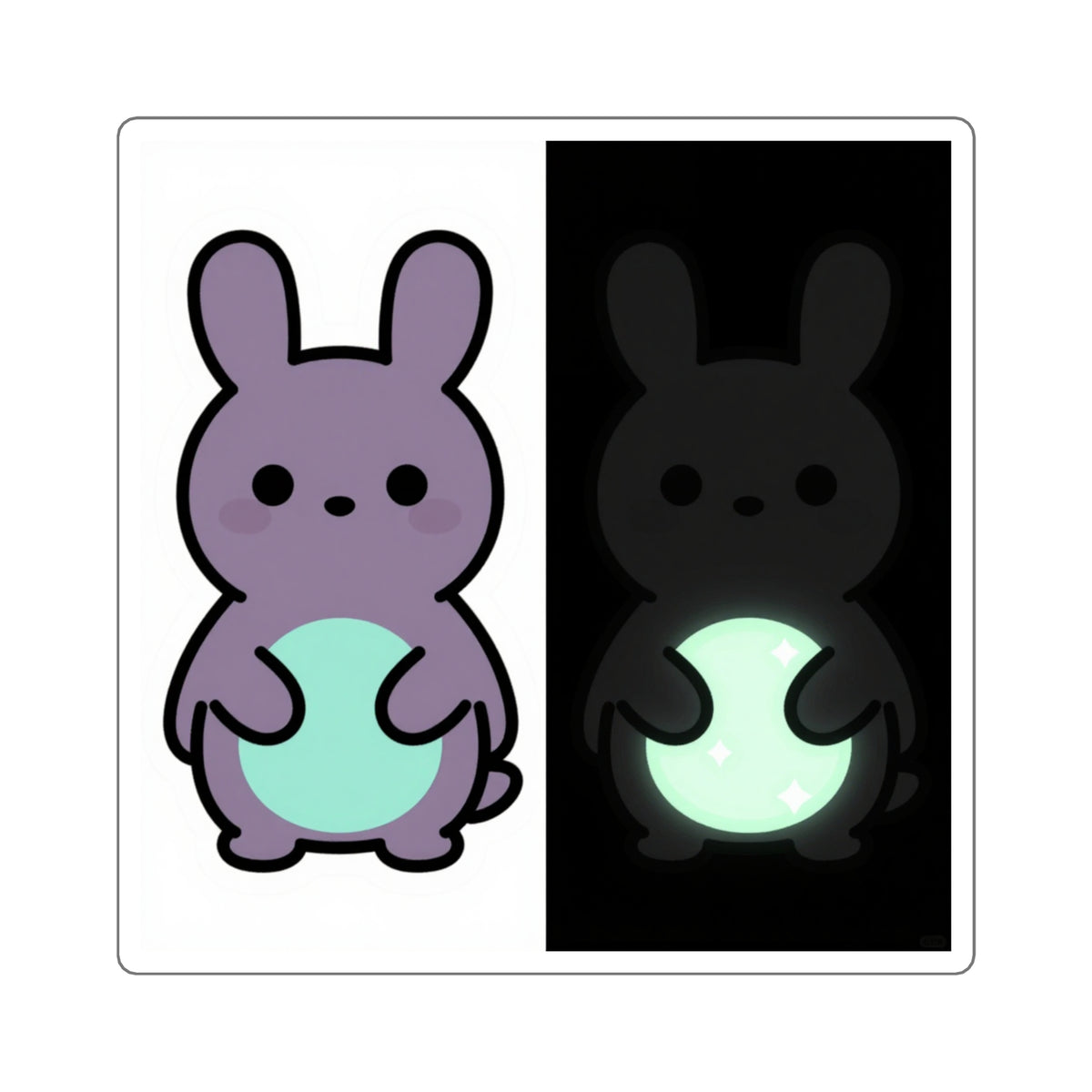 Hidden Critter Glow-in-the-Dark Mystery Vinyl Sticker, Blind Pack