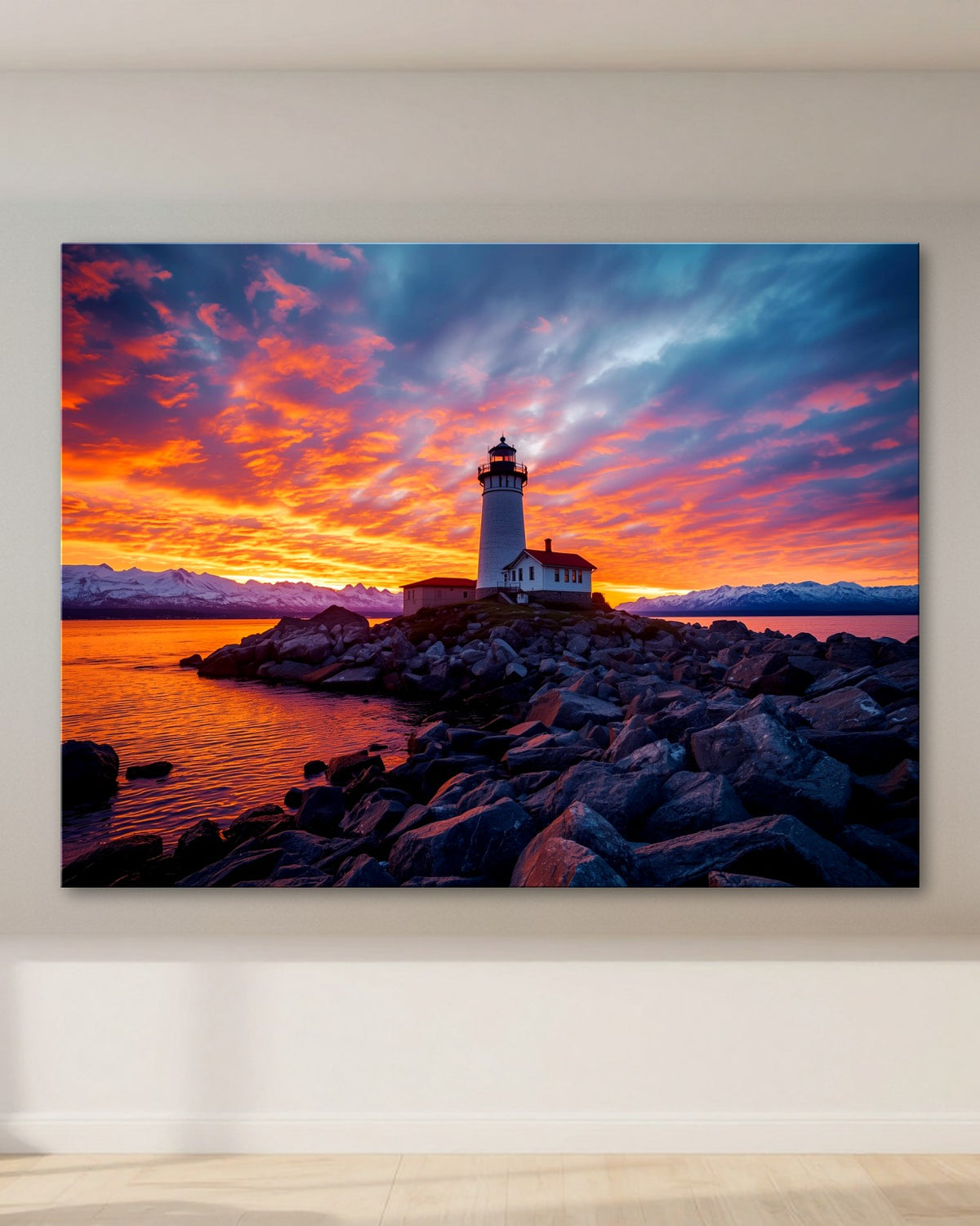 Eldred Rock Lighthouse Metal Print