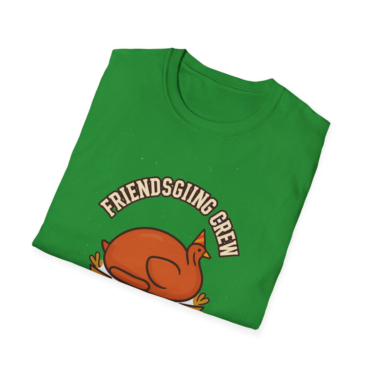 'Friendsgiving Crew' Matching Group Tee, Custom Name & Year